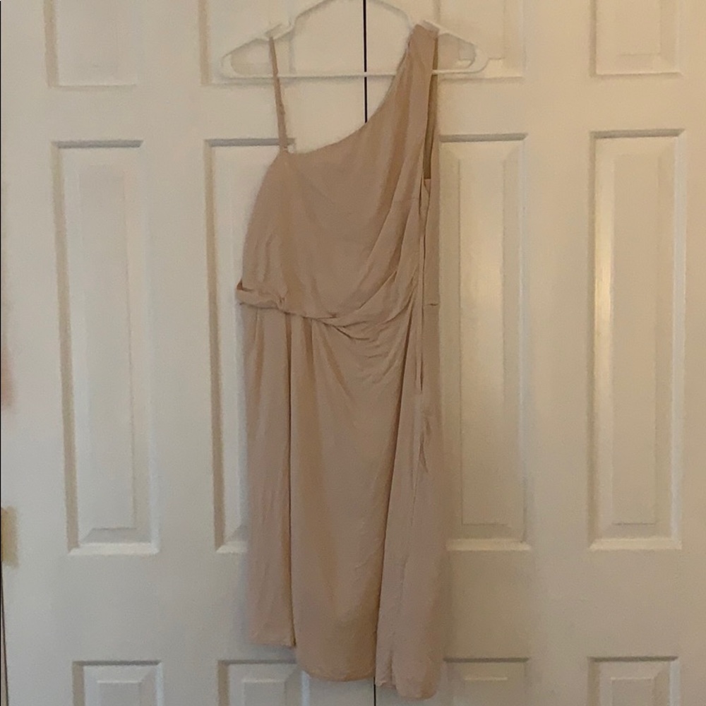 Blush Pink Asymmetrical Evening dress